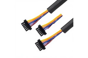 Factory Custom 6-Circuit Colorful Wire Harness with Connector Electronic Cable Assembly for Home Appliance & Robotics