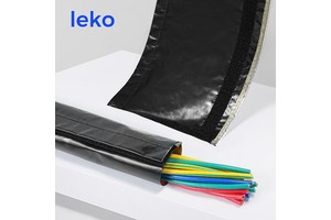Flexible EMI Shielding Wrap for Robotic Arm | Hook and Loop Cable Protector | Industrial Grade Wire Shield