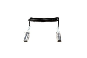 European 7 Ploe Spiral Truck Cable Spring Electric Cable Trailer Cable Kit Set