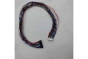 Twisted Pair Tinned Copper OEM Style 20 Pin for Android Radio Upgrade Anti Interference Signal LVDS Wiring Harness