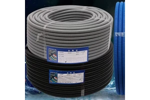 Black PVC Spiral Wrapping Tube 600V Rating 1.6:1 Shrink Ratio Protecting Electrical Cables Soft Flame Retardant Multi-Diameter