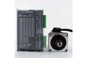 LICHUAN Servo Motor 400W 24V-48V 3000rpm 10A 1.27n.m 2500 Ppr DC Servo Motor Kit 6OM01330DC +DS-P400W for CNC Machine