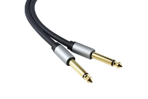 Gold Plated Guitar Cable 6.35mm Male to Male Electric Guitar Cable Jack 6.35 1/4 Inch Trs Instrument Patch 6.35mm Audio Cable