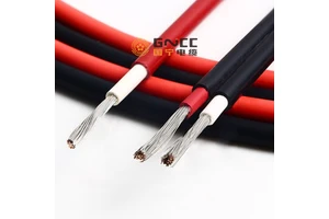 TUV Certificate Red Black PV Solar Cable Wire 4mm² 6mm² 10mm² DC 1800V Stranded Cable for Solar Panel and Auto Application