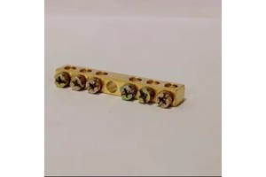 High Quality Brass Neutral Links Electrical Terminal Connectors Durable Corrosion Resistant Industrial Wiring Panel OEM Supplier
