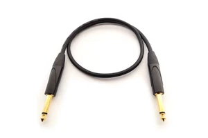 Factory Direct Oem Odm 6.3 Mono to 6.3 Mono 0.32mm^2 22AWG Guitar Cable Drum Jack to Jack Instrumental Audio Cable