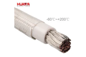 Silicone Rubber High Temperature Heating Wire With Fiberglass Insulated