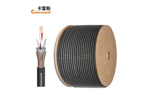 OFC Copper 2Cores Guitar DMX Console HIFI XLR Audio Mic Cable Wire Professional Microphone Cable Roll 100M Microphone Cable Bulk