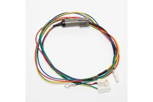 Custom Multi-Color Wire Harness with Sealed Cylindrical Connector & Multi-Pin Plugs for Commercial Refrigeration Home Appliance