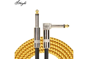 Guitar Cable 6.35 mm Straight Elbow Effects Cable Manufacturer Direct-Directly Compatible Musical Instruments Accessories