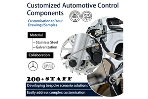 Customized Galvanized Stainless Steel Automotive Brake Control Cable Components For Manufacturing Non-Standard Products 1%