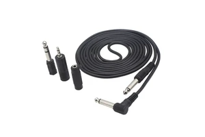 Noise Reduction Audio Cable 6.35 3.5mm Plugs 3m Connecting Guitar Cable for Electric Guitar Bass Keyboard Instrument