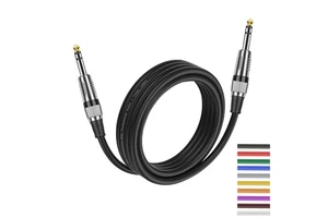 Factory OEM Instrument Cables Electric Guitar Cord 1/4 Inch Jack to Straight 6.35mm TRS Plug Connect Cable for Guitar Bass