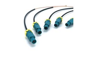 GNSS Coaxial Cable FAKRA Male Z Code MHF1 RG178 IP67 50ohm Gold Plated Cable Assembly 250mm Data Communication Network