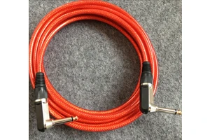 2018 New High Quality Low Noise 6.35 Mono Jack Instrument Guitar Cable