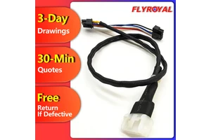 Custom Automotive Copper Wire Harness Multitude Connector PVC Cable
