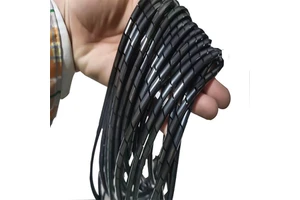 6mm PE Spiral Wrapping Band for Protecting Cables with Insulation Protection and Acid & Alkali Resistance