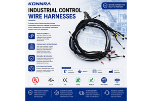 Industrial Grade Wire Harness Connector Assembly High Flexible Cable For Harsh Environment Equipment