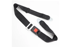 Hot Sale Polyester 2 Point Black Safety Harness Seat Belt for Bus with Long Durability
