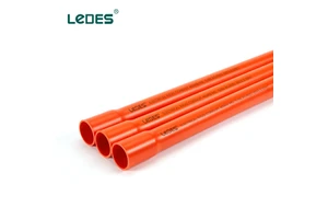 Wholesale AS/NZS 2053 Certified PVC Orange Heavy Duty UV Resistant Conduit Pipe For Electrical Wiring & Cabling