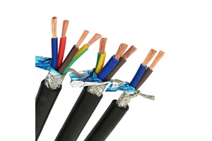 YAXING Flexible Stranded PVC Insulated Copper Core Control Cable 450/750V Black IEC 60227