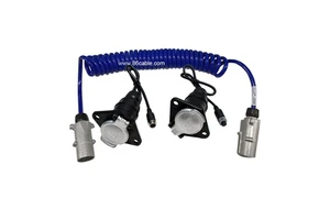 7 Pin Spring Electric Cable Spring Electronic Wire and Cables Trailer Wire