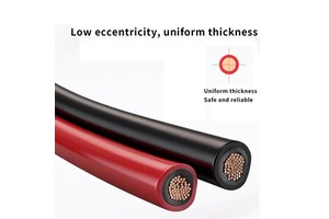 PV1-F 1*4mm XLPE Insulated Tinned Copper Stranded Flexible Solar Cable DC Photovoltaic Wire Industrial Power 1500V IP65