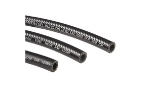 Sae J30 Fiber Braided Fuel Oil Line Synthetic Rubber Hydraulic Hose For Conditioning Transmission Cut To Size Rubber