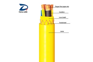 Flexible Crane 16*16awg Travelling Cable Crane Pendant Cable Lift Hoist Control Cable