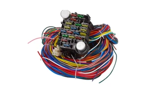 Custom Copper Wire Harness Cable Assembly HINICABLE HYH-AT-023 110V Quad-Core IP20 1*0.5 mm Universal Hot Rod Wiring Harness
