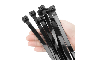 Factory Wholesale Strong Self-Locking Nylon 66 Cable Ties 100 Pcs Pack 2.7*250mm White ROHS+CE+REACH Certified AHXRT Brand Free