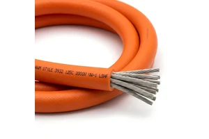 UL3932 High Voltage Energy Storage Cable 2000V 125C Flexible XLPE Battery Connection Wire