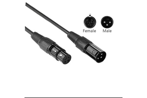 OEM XLR Cable Manufacturer Microphone MIC DMX CannoN Instrument Guitar 6.35mm 3PIN Male to Female Cable