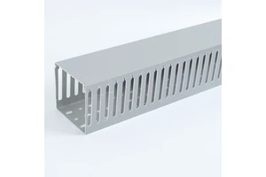 Low Smoke PVC Wire Ducting Open Slot PC+ABS Halogen Free Cable Trunking