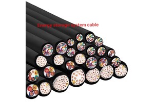 600V DC Copper Conductor 90C Industrial Flexible Battery Energy Storage System Cable