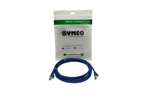 SYMCO Cat 6 Ethernet RJ45 Patch Cord Network Cable RJ45 LAN Connector Ethernet Cord for Desktop and Office