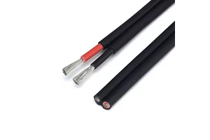 New High Temperature Resistant Cable H1Z2Z2-K 2*4mm Dual Core Solar PV DC Cable Suitable for Solar Power Generation Systems