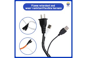 ZhongHe Flame Retardant Halogen-free Polyolefin Hydrocarbon PE Wrapped Tube Insulation Protection Wire Cable 600V 3-30mm
