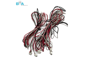 3-Pin 2.54 Pitch 22AWG Black/Red/White Cable Custom 3 Pin JST XH Wire Harness Assembly Extension Connection