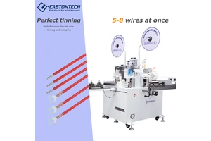 EW-9370 Automated Wire Harness Machine for 5-8 Wires Simultaneous Cutting, Stripping & Crimping Machine