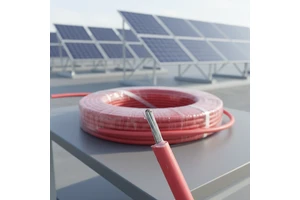 High Quality Stranded Twin Core Solar Cable XLPO Insulation High-Temp Resistant Tinned Copper Coil ISO9001/CE for 3KV