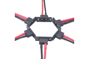 DDP DPDl Amass XT90E-M with 10AWG 12AWG Silicone Cable 10/15/20/50cm Aircraft Model Connector XT90E