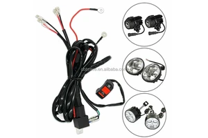 [CE Certified] Motorcycle LED Headlight Conversion Switch Harness - 0.5kg Spotlight Fog Lamp Kit