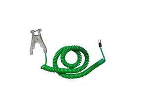 Cable Assembly Wire Earthing Spiral and Cables Atex Earth Ground Static Grounding Clamp with Static Grounding Clamp
