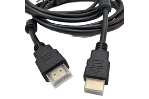Custom High Definition Monitor Cable with Magnetic Ring Shielded Video Wire Harness