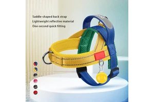 Reflective No Pull Dog Harness Heavy Duty Oxford Pet Vest Adjustable Padded Harness For Outdoor Walking Custom Logo OEM