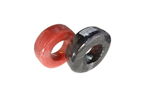 Wholesales Solar XLPO Cable High Quality PV Wire PVC 1500VDC Solar System Stranded Insulated XLPE Cable Wire Tinned Copper Red