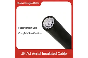 JKLYJ Aerial Insulated Cable 1kV Single Core Aluminum XLPE Insulation Overhead Power Cable for Rural Grid Renovation