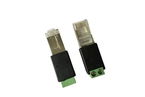 RJ45 to RS485 , RJ45 to 2 Pin Screw Connector, RJ45 to 2pin Connector