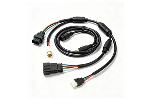Custom Automated Injection Molding Machine Electronic Wire Harness Assembly Shielded Sensor Control Cable OEM Factory